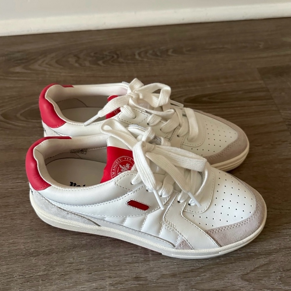 Palm Angels University Sneakers in Fuschia White / Size 38 - Picture 5 of 12